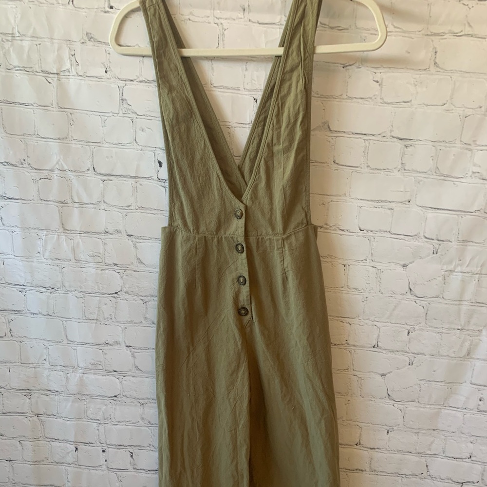 Olive green romper